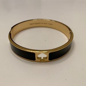 Kate Spade New York 'Hole Punch Spade Hinge Bangle Bracelet